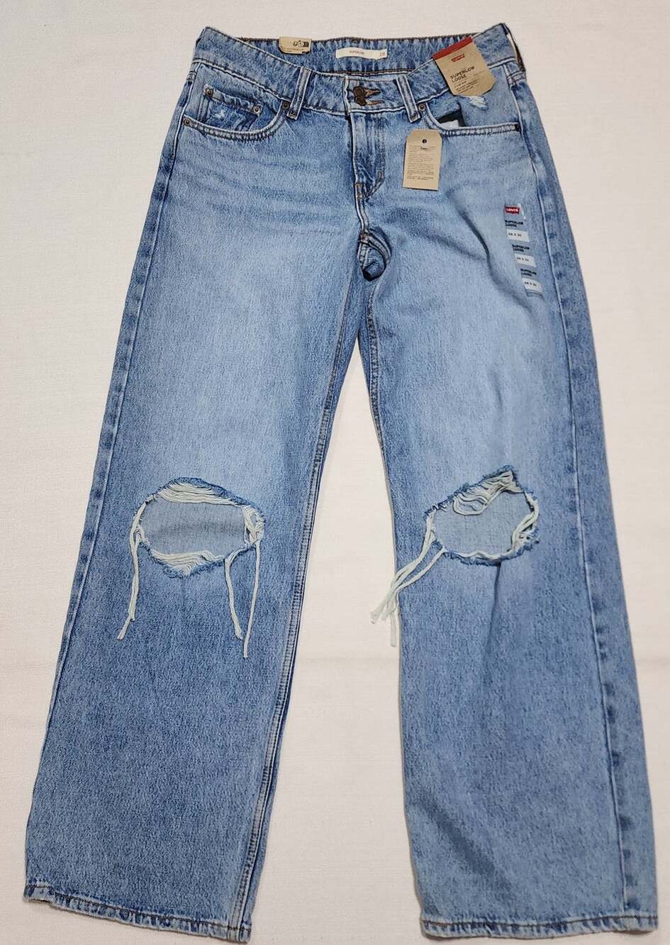 Levi's superlow loose low rise jeans W28'' X L32'' NWT